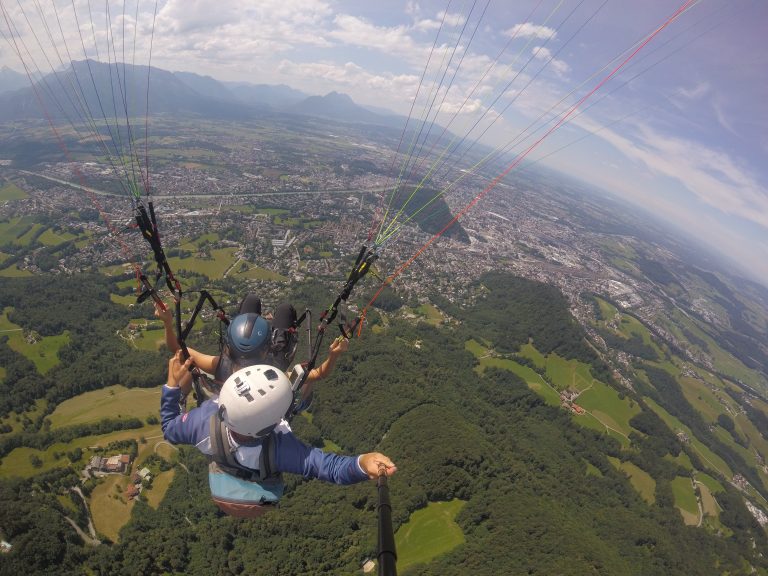 Tandem paragliding in Salzburg